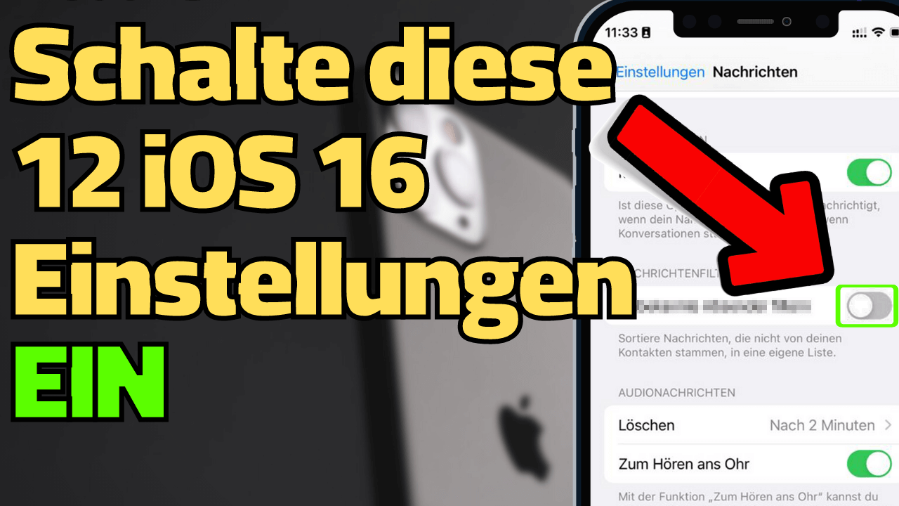 iOS 16 Einstellungen, die du JETZT anschalten solltest