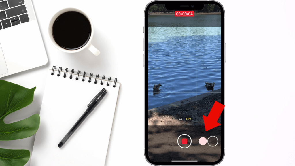 iPhone Videos aufnehmen, ohne den Kameramodus zu wechseln