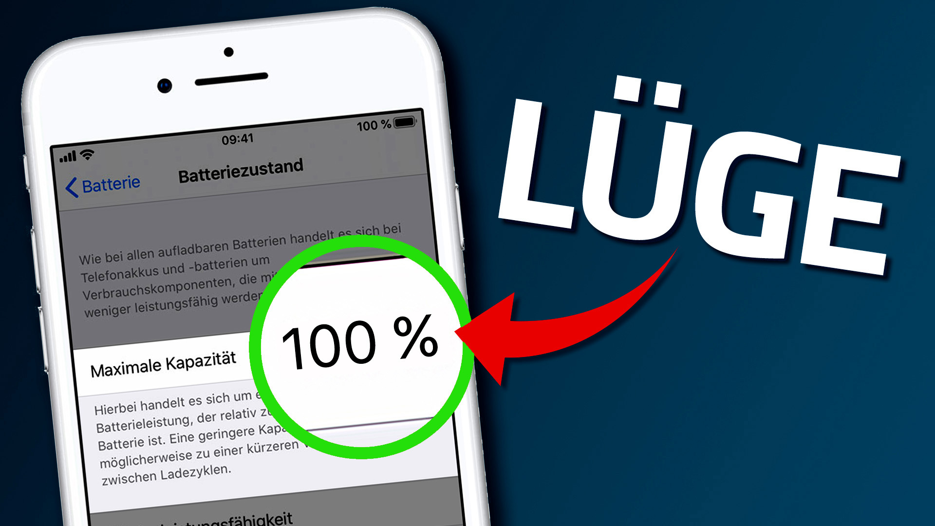 Tatsächlicher Akkuzustand deines iPhones